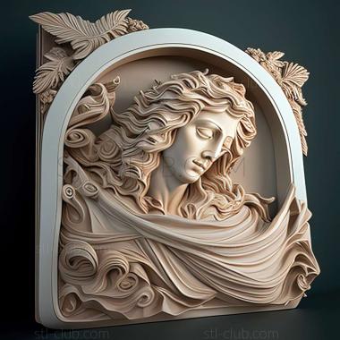 3D model sandro botticelli (STL)